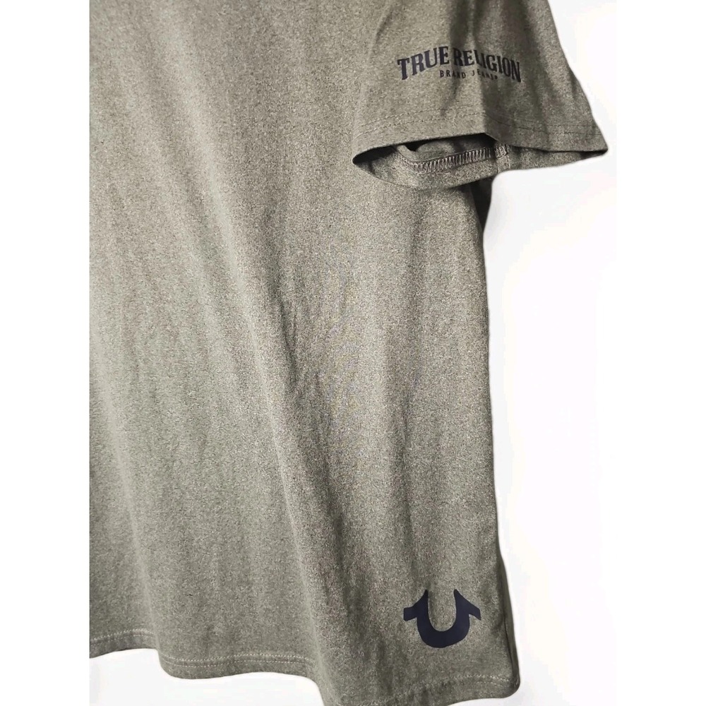 Men's Medium True Religion Super‎ Soft Horseshoe Gray Lounge Casual Layering 138